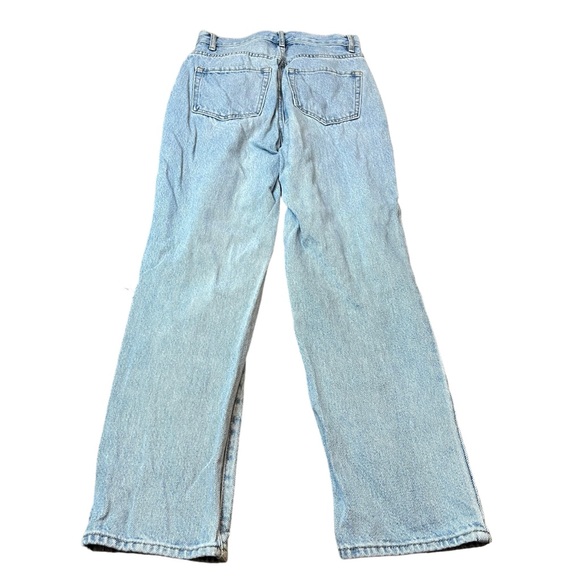 PacSun Light Wash Distressed Straight Leg Jeans Size 23 Women - Picture 3 of 9
